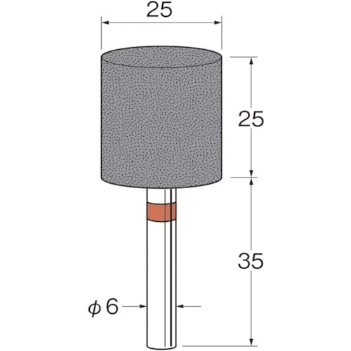 リューター 軸付セラミックゴム砥石(金属研削用)外