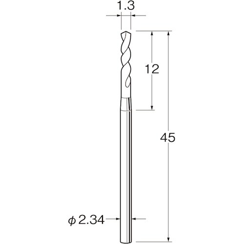 リューター ツイストドリル(スチール鋼)刃径(mm
