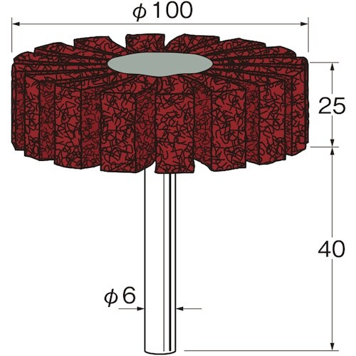 リューター スポンジサンダー外径(mm):100粒