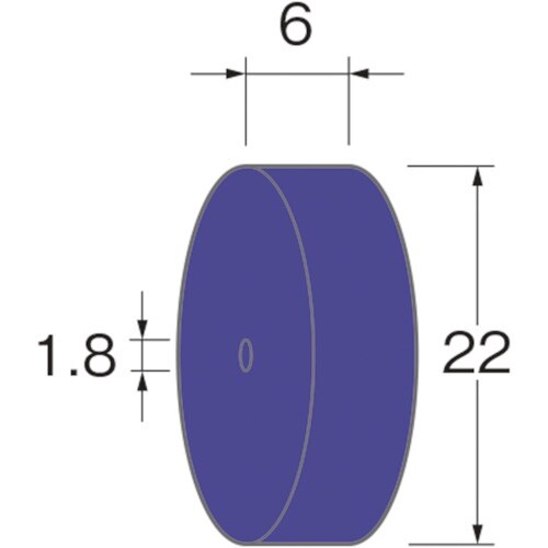 リューター ホイール型セラミックゴム砥石粒度(#)