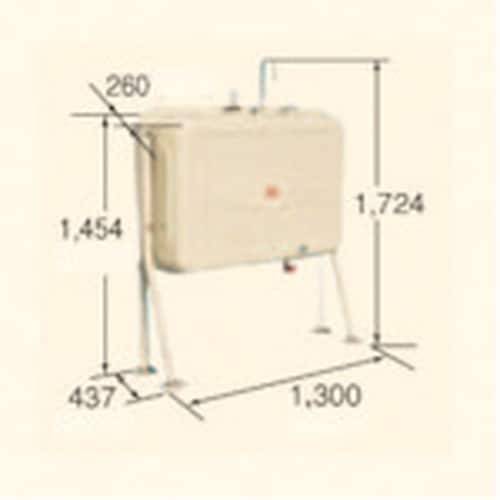 コロナ 石油タンク(屋外用 198L 壁ピタイプ)