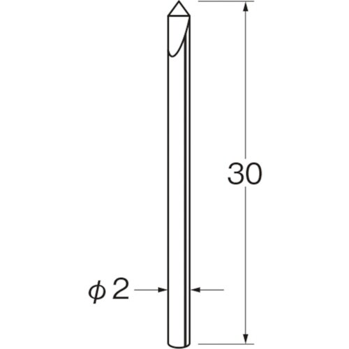 リューター 超硬タガネ彫刻用Q6013