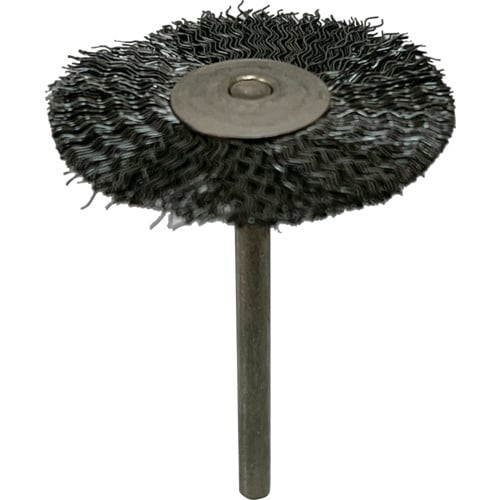 リューター 軸付ホイール型ブラシ軸径(mm):2.