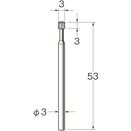 リューター 機械研削用レジンボンド軸付ボラゾン砥石