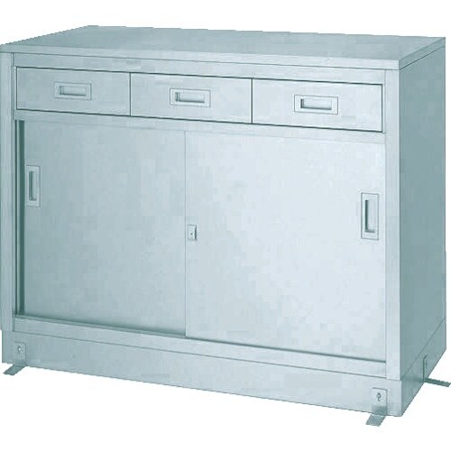 シンコー ステンレス保管庫 一段式ベース付 LD型