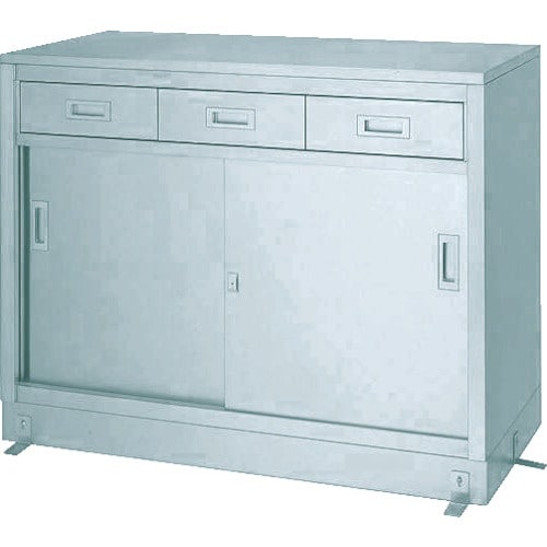 シンコー ステンレス保管庫 一段式ベース付 LD型