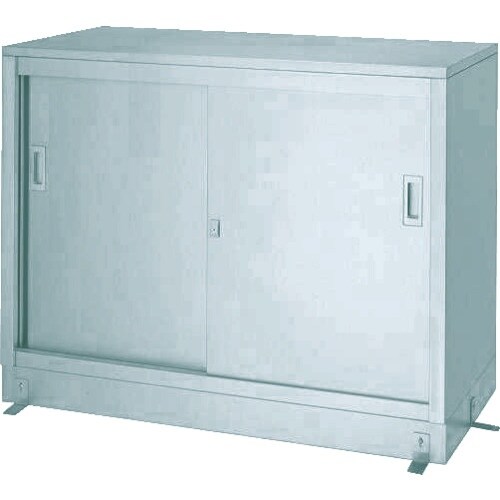 シンコー ステンレス保管庫 一段式ベース付 L型