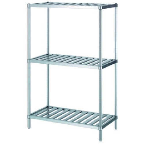 シンコー ステンレスラックスノコ棚3段 RSN3型
