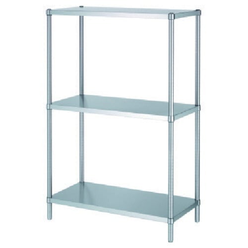 シンコー ステンレスラックベタ棚3段 RBN3型