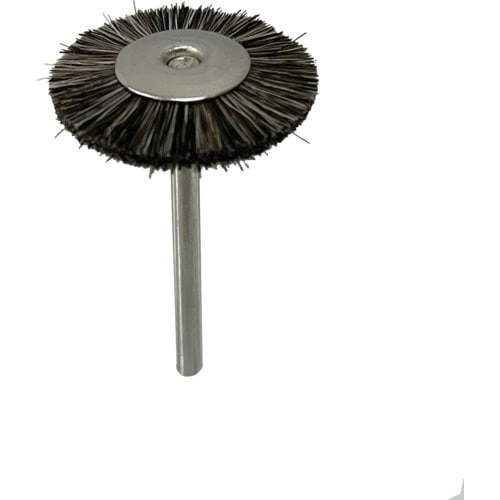 リューター 軸付ホイール型ブラシ軸径(mm):2.