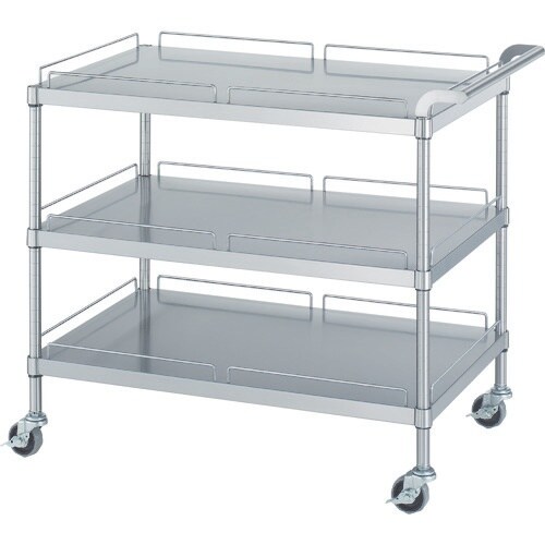 シンコー ステンレスワゴン(SUS304・ガード付