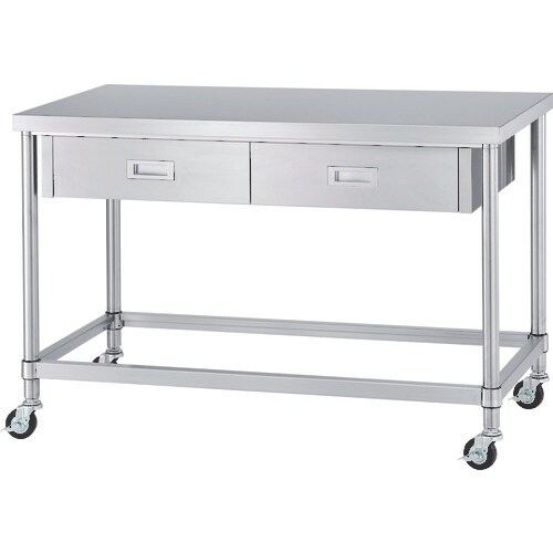 シンコー ステンレス(SUS430)作業台片面引出