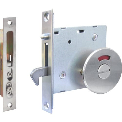 MK ケース引戸鎌錠 表示錠 B/S51 サテンシ