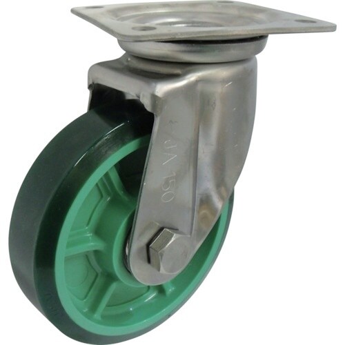 ヨドノ 樹脂製ウレタンゴム車輪ステンレス製自在車付