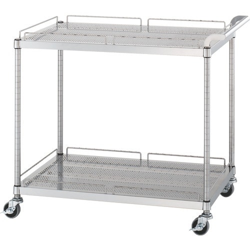 シンコー ステンレスワゴン(SUS304・ガード付