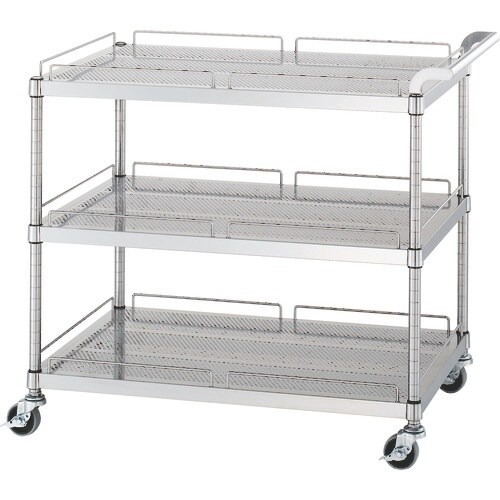 シンコー ステンレスワゴン(SUS304・ガード付