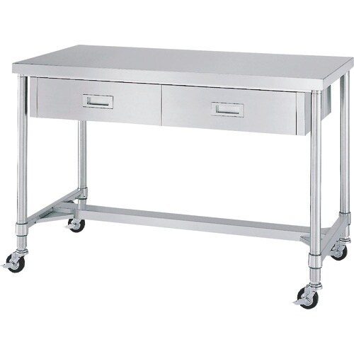 シンコー ステンレス(SUS430)作業台片面引出