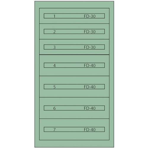 Vidmar ファインキャビネットFC−250F(