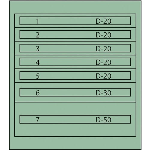 Vidmar ツールキャビネットTC−180F