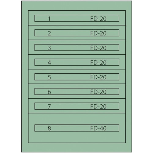 Vidmar ファインキャビネットFC−180S(
