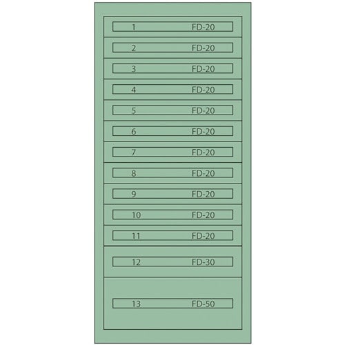 Vidmar ファインキャビネットFC−300S(