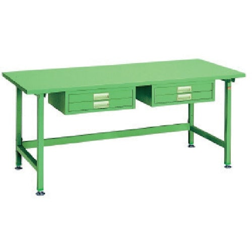 OS 中量作業台 スチール天板 間口1800×奥行