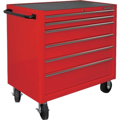 BAHCO 6段引き出し ロールキャブ カーマイン