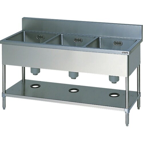 Maruzen 三槽シンク(ホース付)