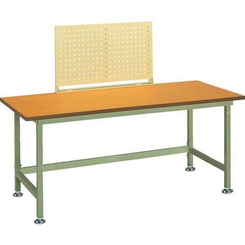 OS ボード付作業台 木製天板 間口1200×奥行