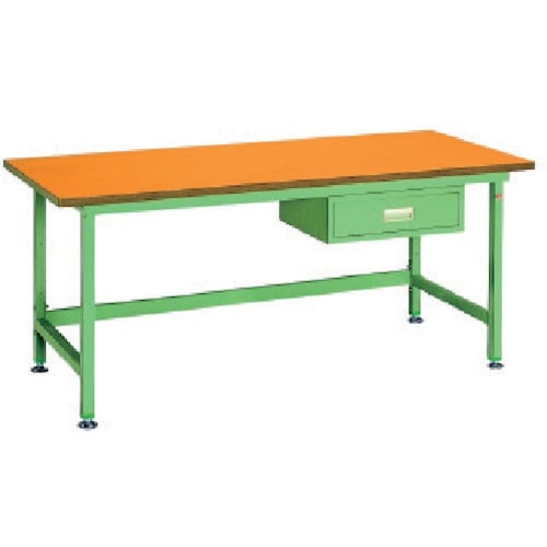 OS 中量作業台 木製天板 間口1800×奥行75