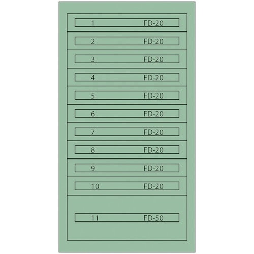 Vidmar ファインキャビネットFC−250T−