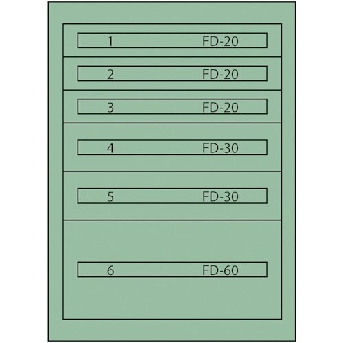 Vidmar ファインキャビネットFC−180K(
