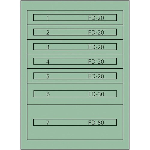 Vidmar ファインキャビネットFC−180N(