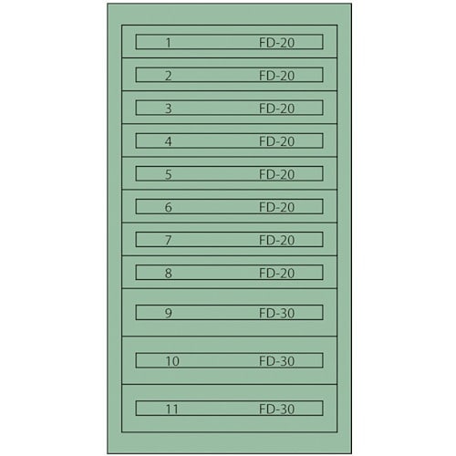 Vidmar ファインキャビネットFC−250U(