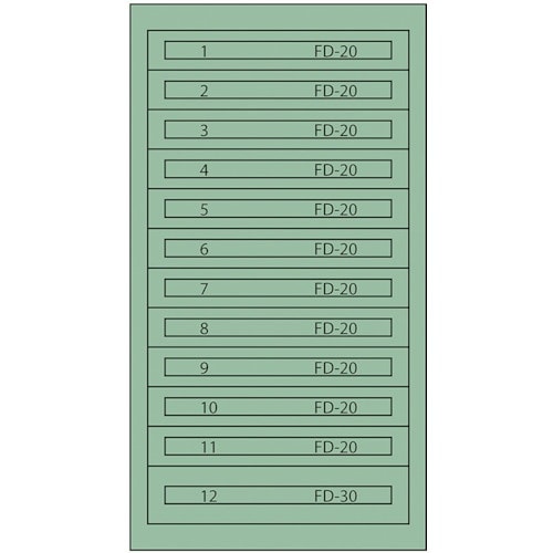 Vidmar ファインキャビネットFC−250W(