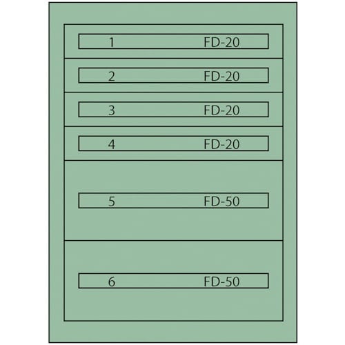 Vidmar ファインキャビネットFC−180M(