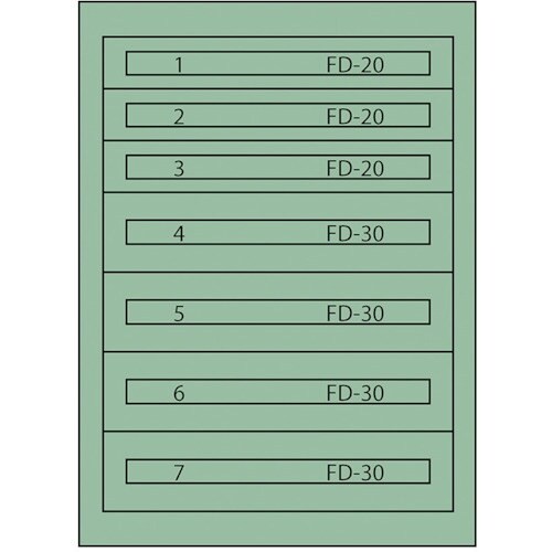 Vidmar ファインキャビネットFC−180O(