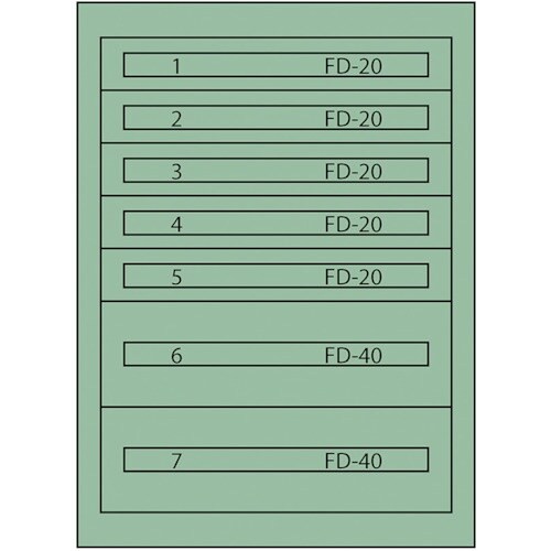 Vidmar ファインキャビネットFC−180Q(