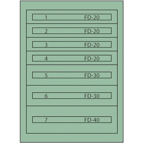 Vidmar ファインキャビネットFC−180P(