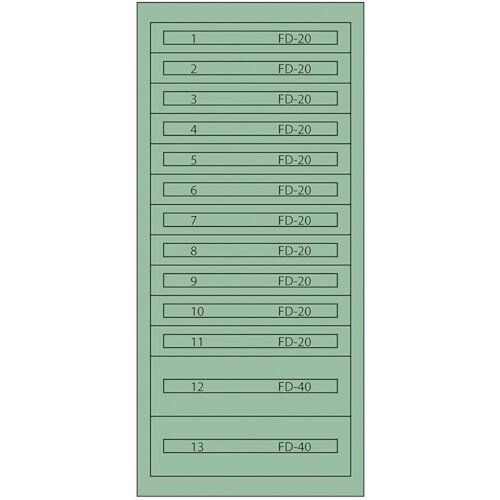 Vidmar ファインキャビネットFC−300R(