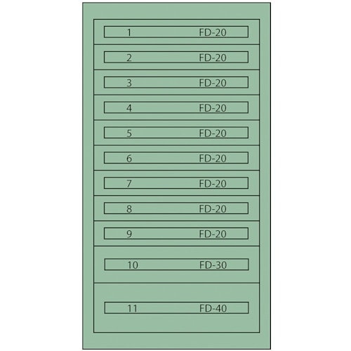 Vidmar ファインキャビネットFC−250V(