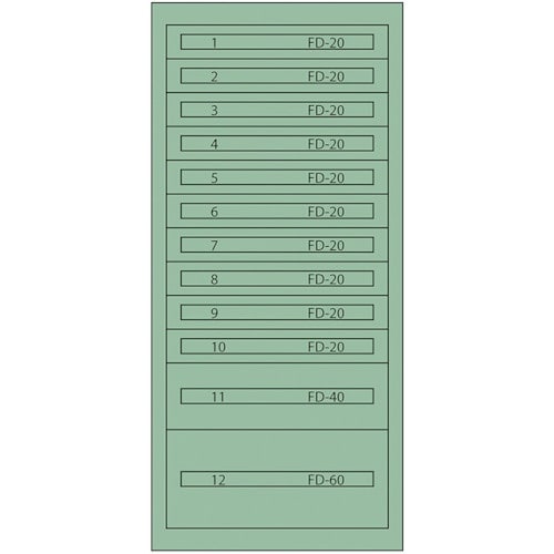 Vidmar ファインキャビネットFC−300O(
