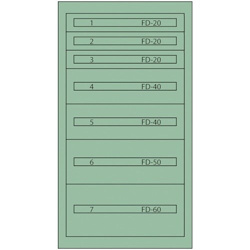 Vidmar ファインキャビネットFC−250I(
