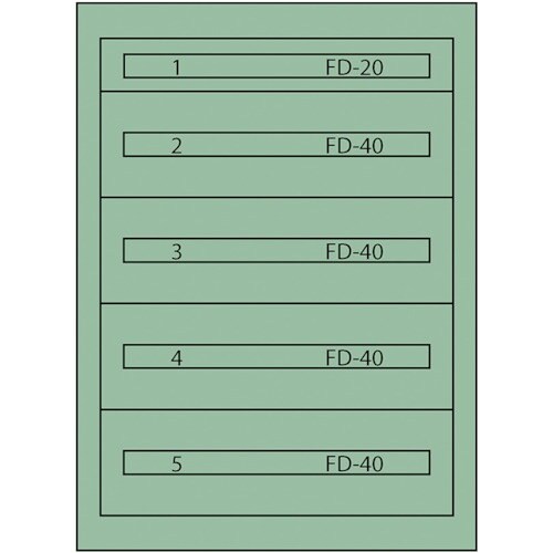 Vidmar ファインキャビネットFC−180H(