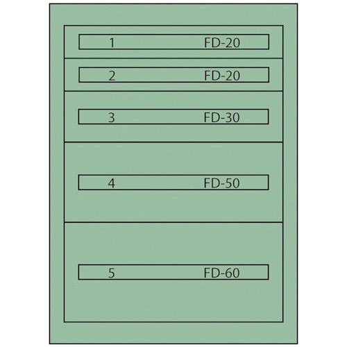 Vidmar ファインキャビネットFC−180G(
