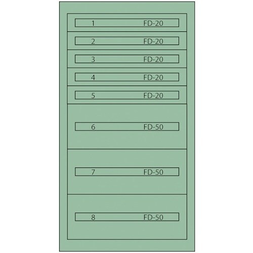 Vidmar ファインキャビネットFC−250L(