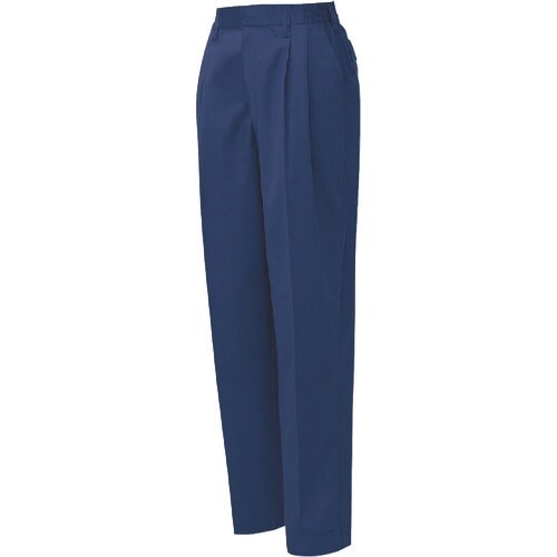 アイトス レディースシャーリングパンツ(2タック)