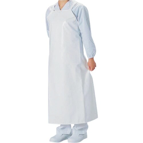 TKG ケータリング 前掛(共地ヒモ) L ホワイ