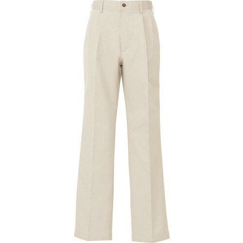 アイトス メンズチノパンツ(2タック) アイボリー