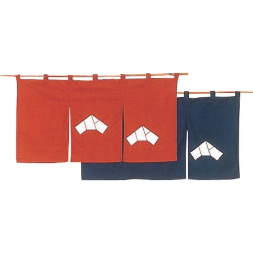 TKG 半間のれん 文(ふみ)107−02 茶